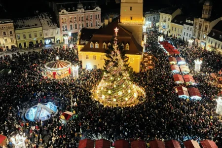 Târgul de Crăciun de la Brașov și Valea Zimbrilor