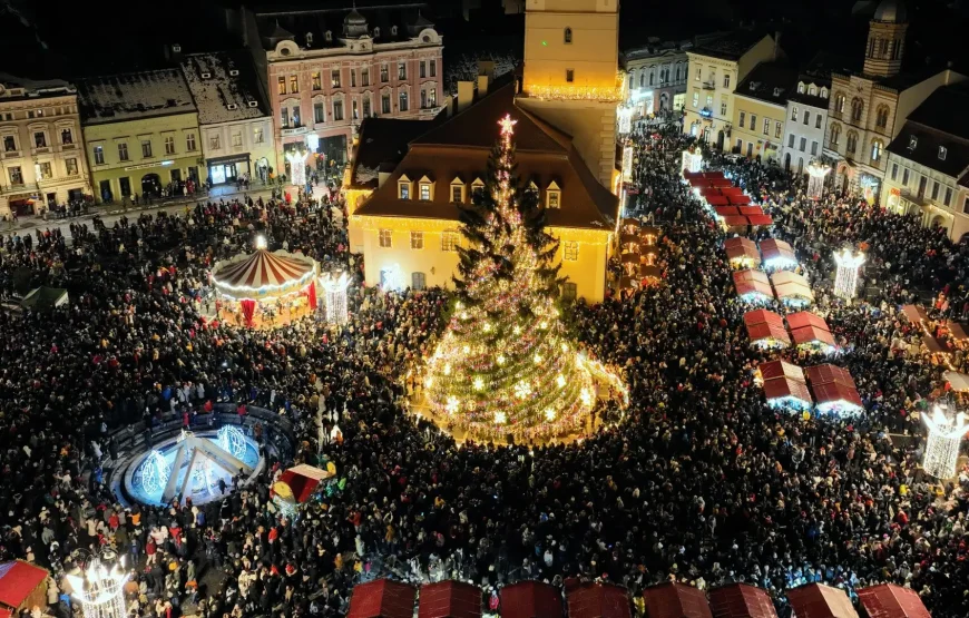 Târgul de Crăciun de la Brașov și Valea Zimbrilor