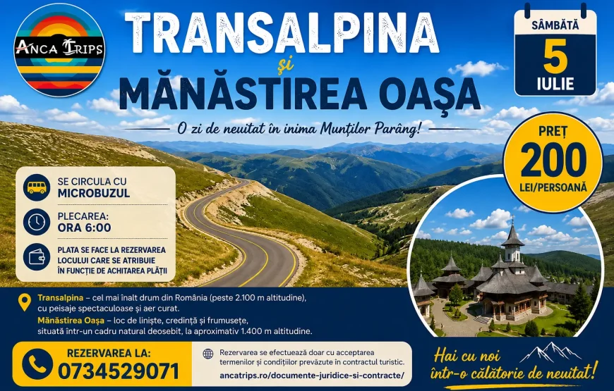 Mănăstirea Oașa și Transalpina