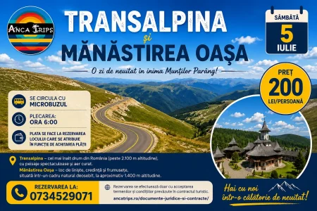 Mănăstirea Oașa și Transalpina