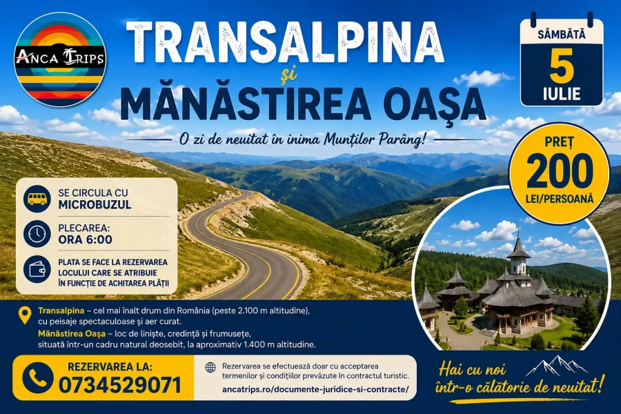 Mănăstirea Oașa și Transalpina