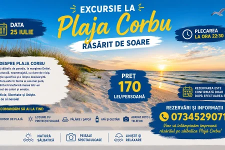 Răsărit de Soare la Plaja Corbu